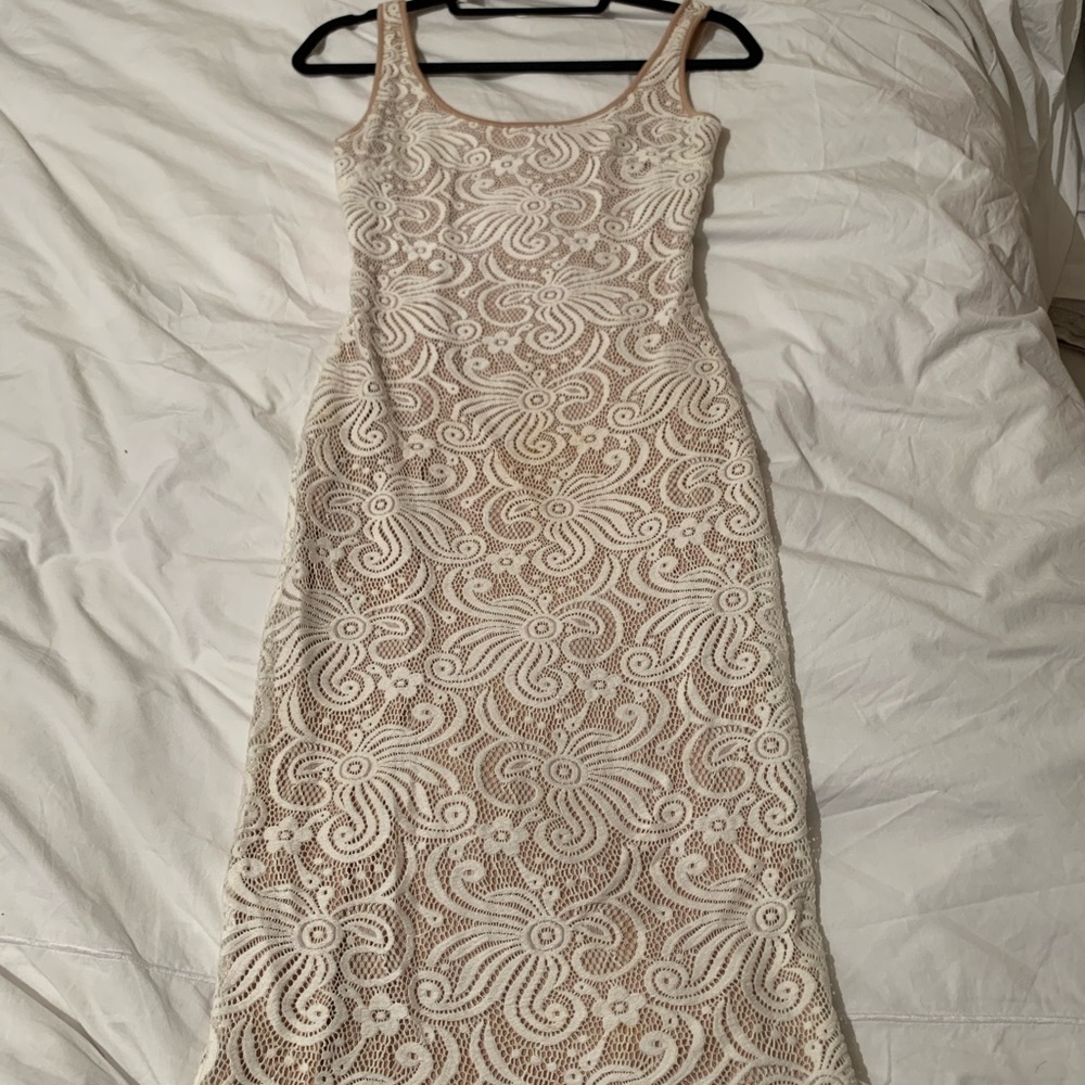Crochet lace dress